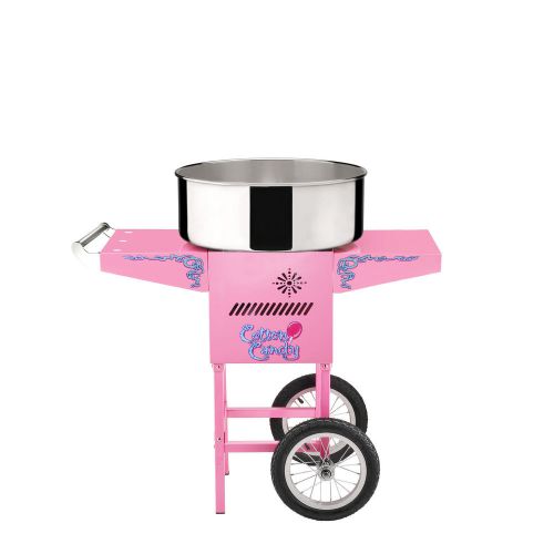 Great northern popcorn commercial cotton candy machine floss maker with cart for sale