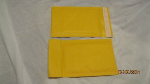 QTY 25 SMALL SIZE KRAFT BUBBLE PADDED ENVELOPES 4.5 X 7&#034; USABLE SPACE