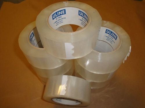 ULINE - S-743 - 2&#034; X 110 YARDS CLEAR 2.6 MIL INDUSTRIAL PLUS TAPE