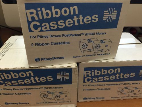 Pitney Bowes NEW OEM B700 Meter Ribbon Cassette x5