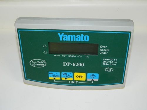 60 LB x 0.5 OZ Yamato DP-6200-z Checkweigher Shipping Industrial Scale