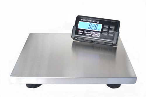 Super thin industrial digital platform scales 200 kg 440lb lcd light display for sale