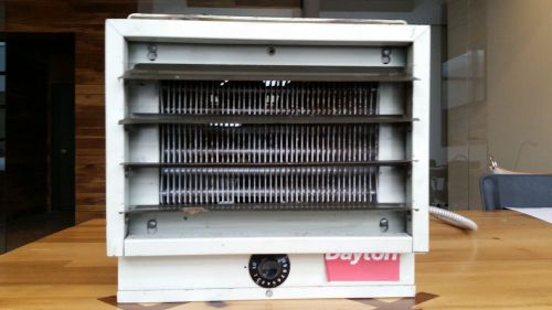 Dayton electric utility heater 3ug74 with mount 5kw 17065btuh 24amp 208v 270cfm for sale