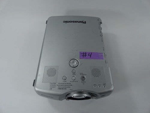 #4 used silver panasonic pt-l711u projector (working but needs new lamp) for sale