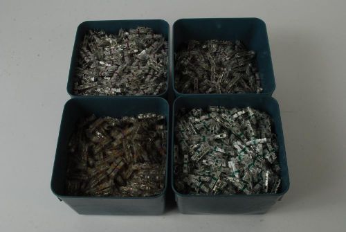 NEW Lot of Approx 3000 Amp Picabond Connector Purple/Green - Expires 1972 AS IS