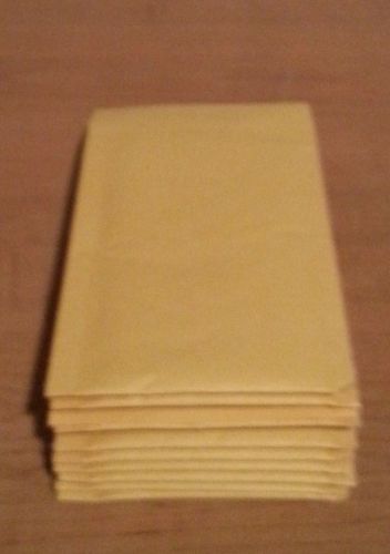 10 #000 4x8 KRAFT BUBBLE MAILERS PADDED SELF SHIPPING ENVELOPES- Made in the USA