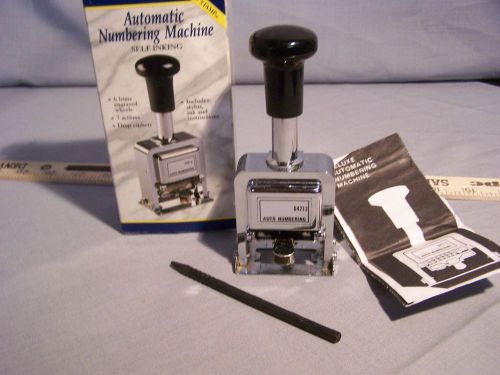 Rogers Automatic Numbering Machine, Self inking.In Box, 1993, In Box w/stylus