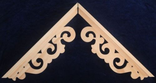 Victorian Gingerbread Fretwork Gable End Trim 4 Sets!