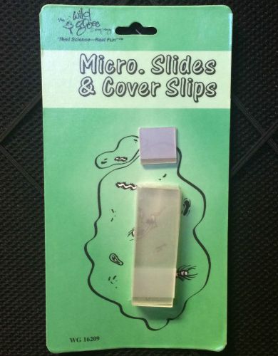 Wild Goose Glass Microscope Slides &amp; Cover Slips - 8 Individual Kits - Bulk Lot