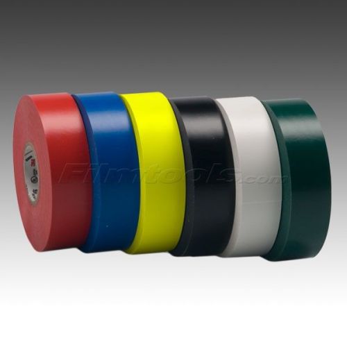 3m 35 electrical tape color coded 3/4&#034; x 66ft (lot of 32)  4 pcs of each color for sale