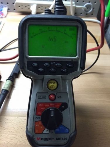 Megger MIT420 Insulation &amp; Continuity Electrical Tester