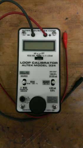Altek 334 Signal Loop Calibrator, fully tested, clean inside and out
