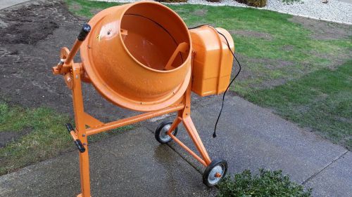 General duty cement mixer handles stucco, mortar and concrete 3-1/2 cu. ft. capa for sale