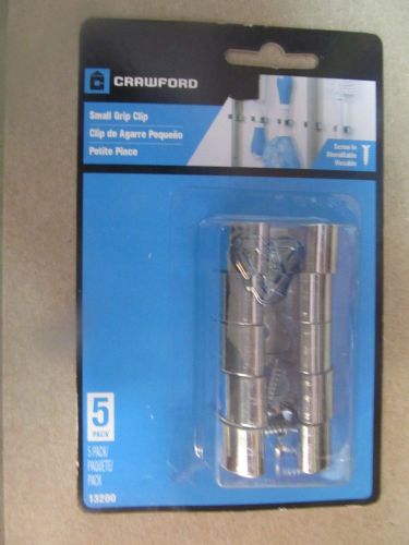 Crawford Small Grip Broom and Tool Clips 5 pack #13200   NEW