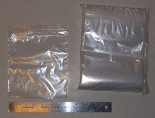 7&#034;x8&#034; (2 mil) Reclosable Clear Zip Lock Plastic Bags (2 Pack = 200 Bags)