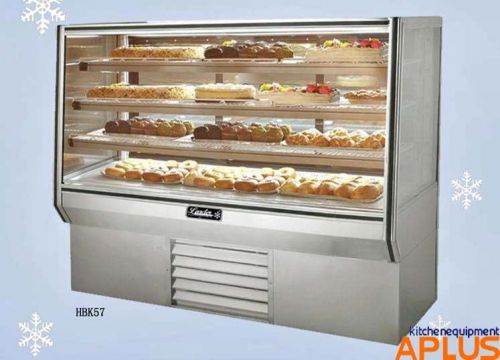 Leader Bakery Case Pastry Display Non-Refrigerated Dry 3 Tier 57&#034; Model HBK-57-D