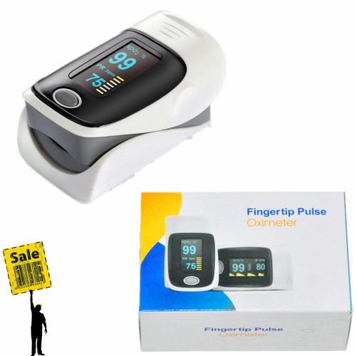 Gray 2015 New OLED Blood Oxygen Finger Pulse Oximeter SPO2 PR Monitor