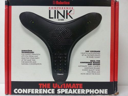Brand New! US Robotics Conference Link CS1000 Ultimate Conference Speaker Phone