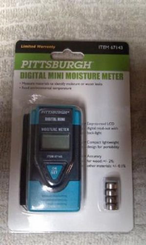 Pittsburgh Digital Mini Moisture Meter  Item # 67143