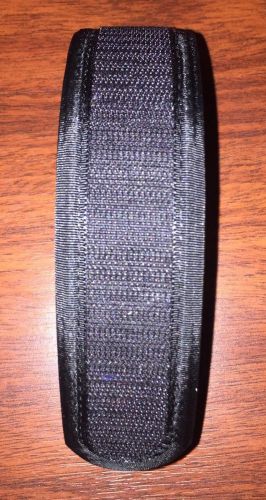 Don Hume Black Leather Velcro Inner Police Duty Belt Size M
