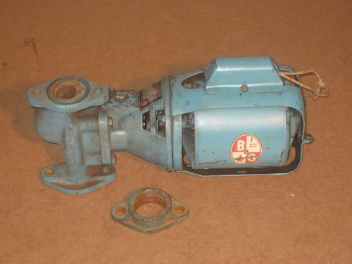 Used bell &amp; gossett cast iron 1/12 horsepower booster circulator pump for sale