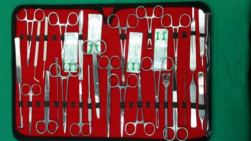 107 pc o.r us military field minor surgery surgical veterinary dental inst kit for sale