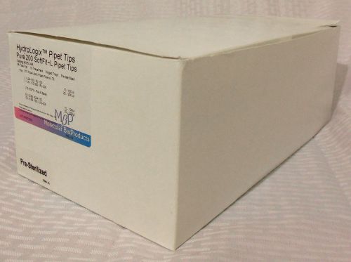 Molecular BioProducts 3751-HR Hydrologix Pipet Tips Pure 200 Soft fit~L 960 tips