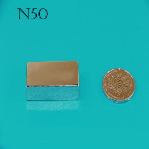 ZLCT108 1pc Super Strong Neodymium Rare Earth N50 Magnet Nickel H40xL20xH10 NEW
