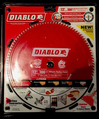 Freud Diablo D12100X 12&#034;x100T Diablo Ultimate Flawless Finish Circ Saw Blade New