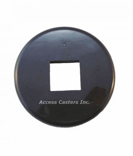 35cabu square post rubber bumper, used on cambro type shelving, 1&#034; square id for sale