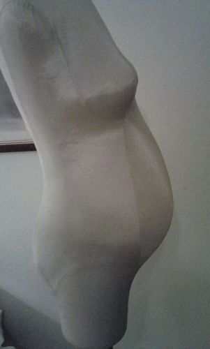 Vintage Pregnant Female Display Mannequin Dress Form