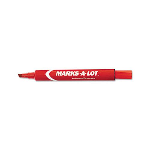 Avery Consumer Products Permanent Marker, Large Chisel Tip, Red