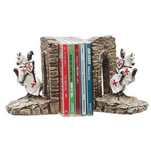 Design Toscano CL56503 Knights of the Digital Realm Sculptural Bookends