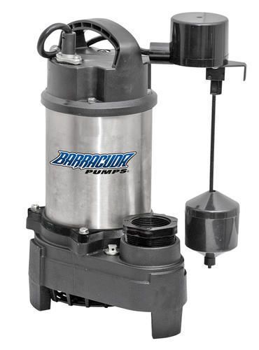Barracuda 3/4 HP Cast Iron &amp; Stainless Steel Sump Pump