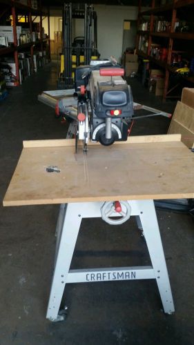 Craftsman radial arm saw 10 inch with lazer track model 9058 for sale