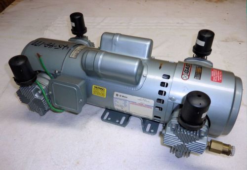 Gast new 8hdm-19-m800x air piston compressor 4 cylinder ge electric 2 hp for sale