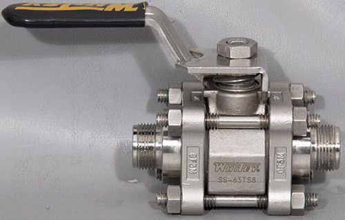 Swagelok/whitey ss-63ts8 manual stainless steel 2-way 1/2&#034; ball valve for sale