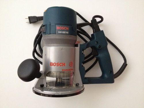 Bosch 2.25HP D-Handle Fixed-Base Router,12 Amp Motor, 8,000 to 25,000RPM,1618EVS
