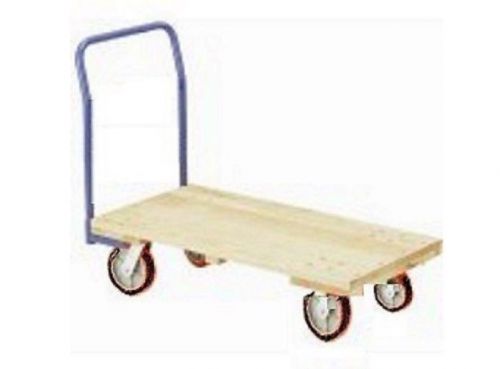 Warehouse wooden platform dolly 24&#034; x 48&#034;  1500# cap with polyurethane wheels for sale