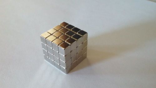 64pcs X 5mm Neodymium Cube Magnets N52