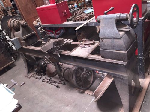 Prentiss Pattern Maker Lathe 32&#034; X 5&#039; Capacity With Outboard Stand 220v Motor
