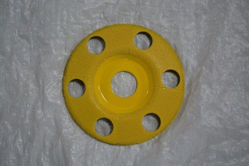 Doughnut Wheel &#034;Round Face&#034; DW250Y Fine For Merlin-Arbortech-Proxen Grinders