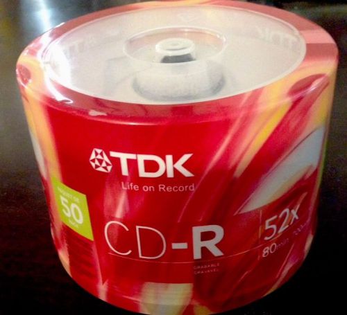 TDK  CD-R 52X 80min/700 Mb-mo 50 Pack