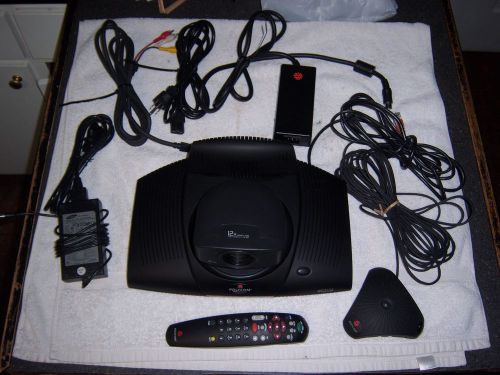 POLYCOM VIEWSTATION  PVS-14XX VIDEO CONFERENCE CAMERA WITH REMOTE &amp; ACCESSORIES