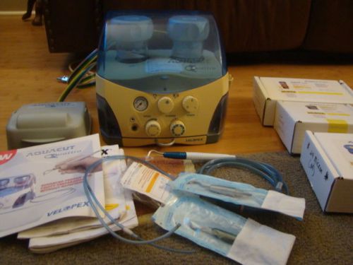 Velopex Dental Aquacut Quattro Air Abrasion System Prophy Cavity Prep Cutting