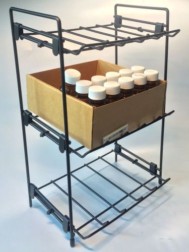 Store Display Fixtures COUNTER TOP WIRE RACK WITH 3 LEVELS 12&#034; tall