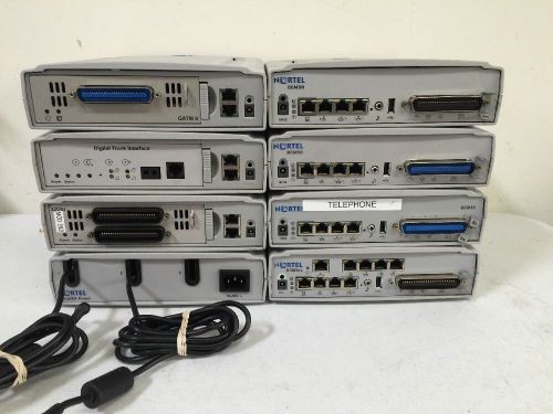 4 Nortel BCM50 Business Phone Systems NT9T6502E5 NT9T6501E5 with Expansions Lot