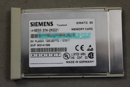 1PC Used Siemens 6ES5374-2KG21 6ES5 374-2KG21 MEMORY CARD LONG TYPE #ZL02
