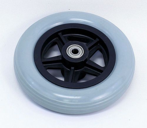 Wheelchair Parts 6&#034; Urethane Front Caster One Piece 5/16&#034; Bearings Quickie New