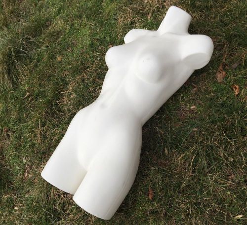 LIGHTWEIGHT! Armless Female Mannequin Hard Blown Plastic Form Display Prop Woman